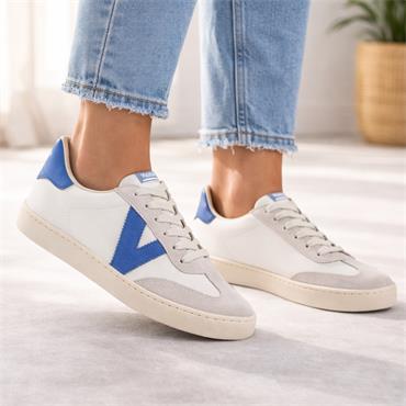 Victoria Berlin Laced T Toe Trainer - Royal